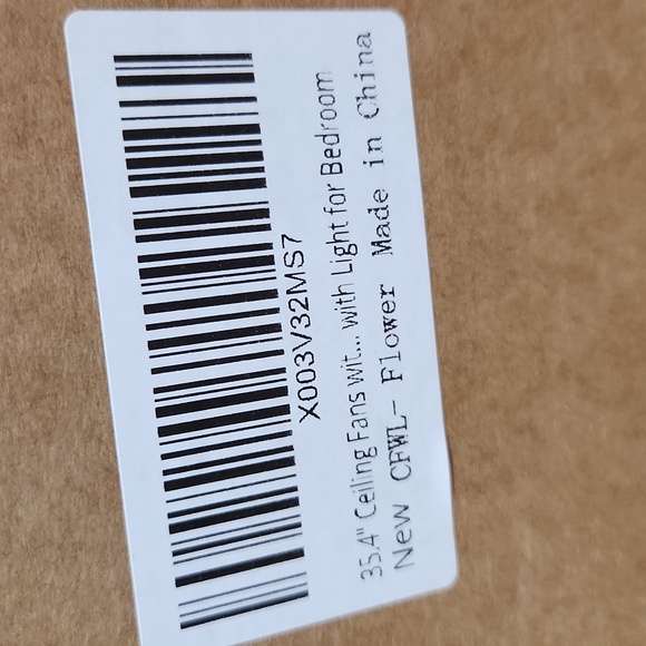 Flower Ceiling Light and Fan - Picture 11 of 11